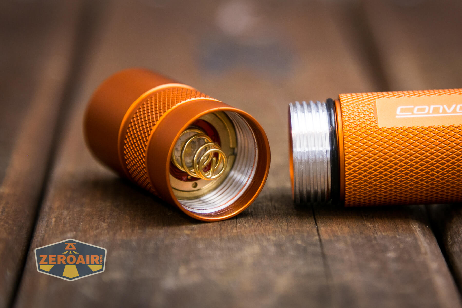Convoy S2+ Nichia 519a Flashlight head spring