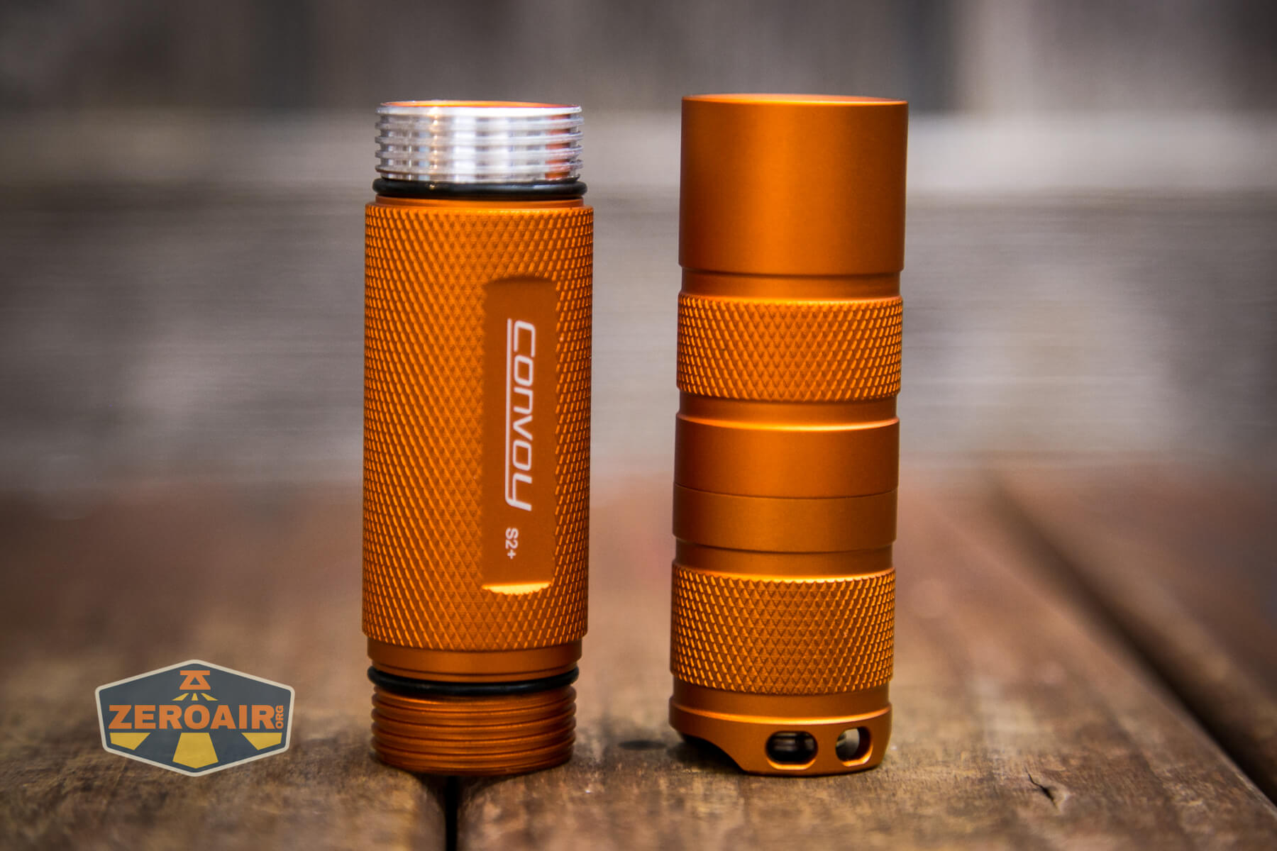 Convoy S2+ Nichia 519a Flashlight Review - ZeroAir Reviews