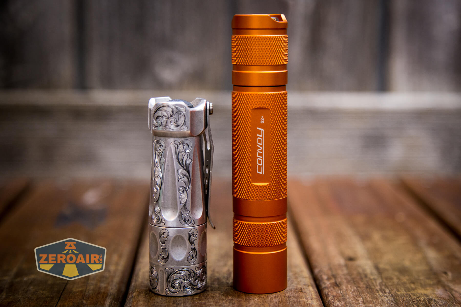 Convoy S2+ Nichia 519a Flashlight Review - ZeroAir Reviews