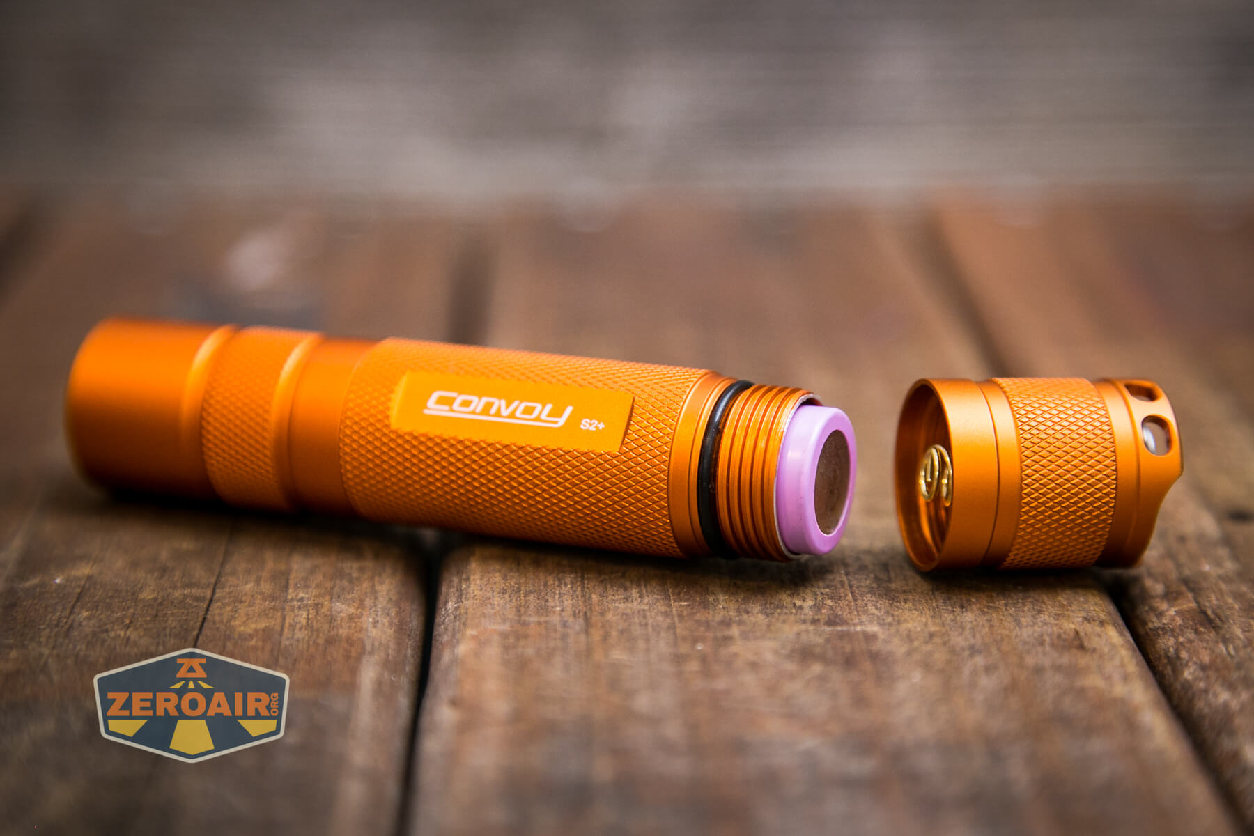 Convoy S2+ Nichia 519a Flashlight Review - ZeroAir Reviews