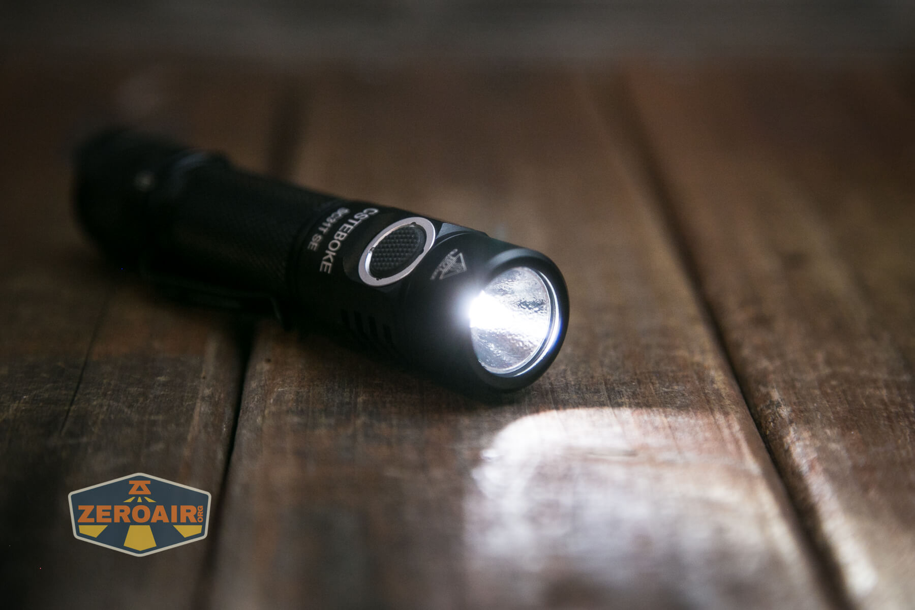 Csteboke SC31T SE flashlight emitter on