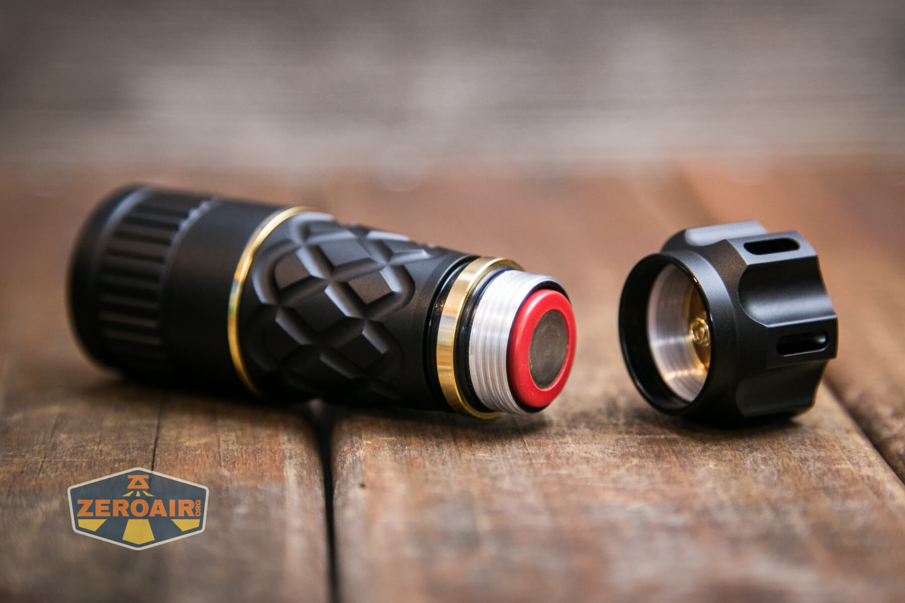 Lumintop Thor1 LED flashlight with 18350 cell installed