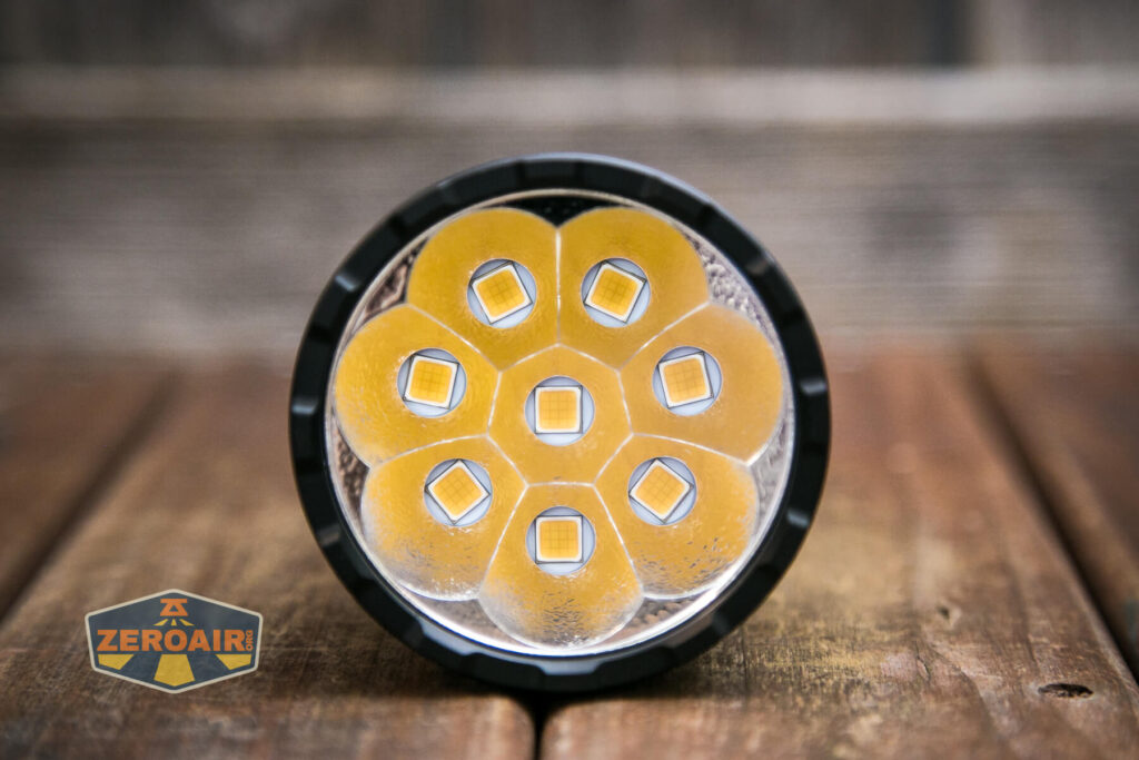 Acebeam X50 CRI flashlight gt-fc40 emitter array