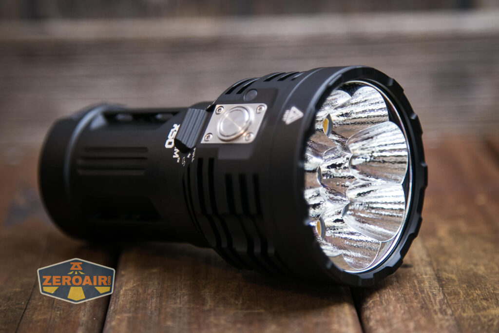 Acebeam X50 CRI flashlight small reflectors