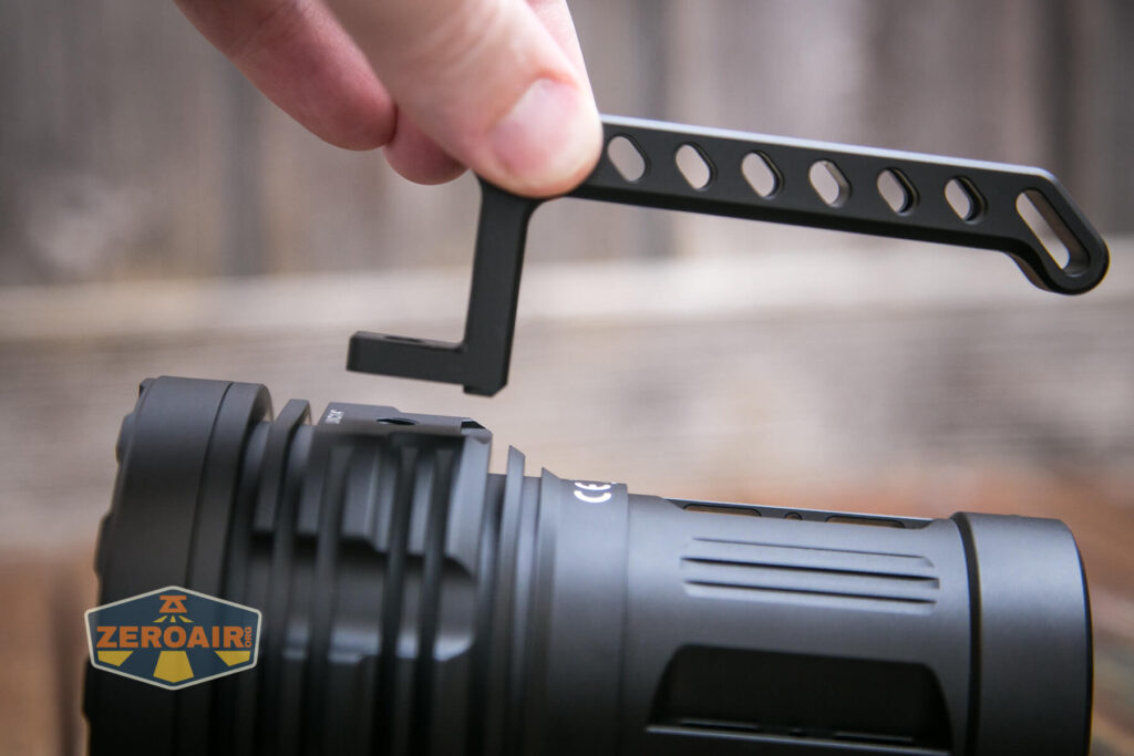 Acebeam X50 CRI flashlight handle install