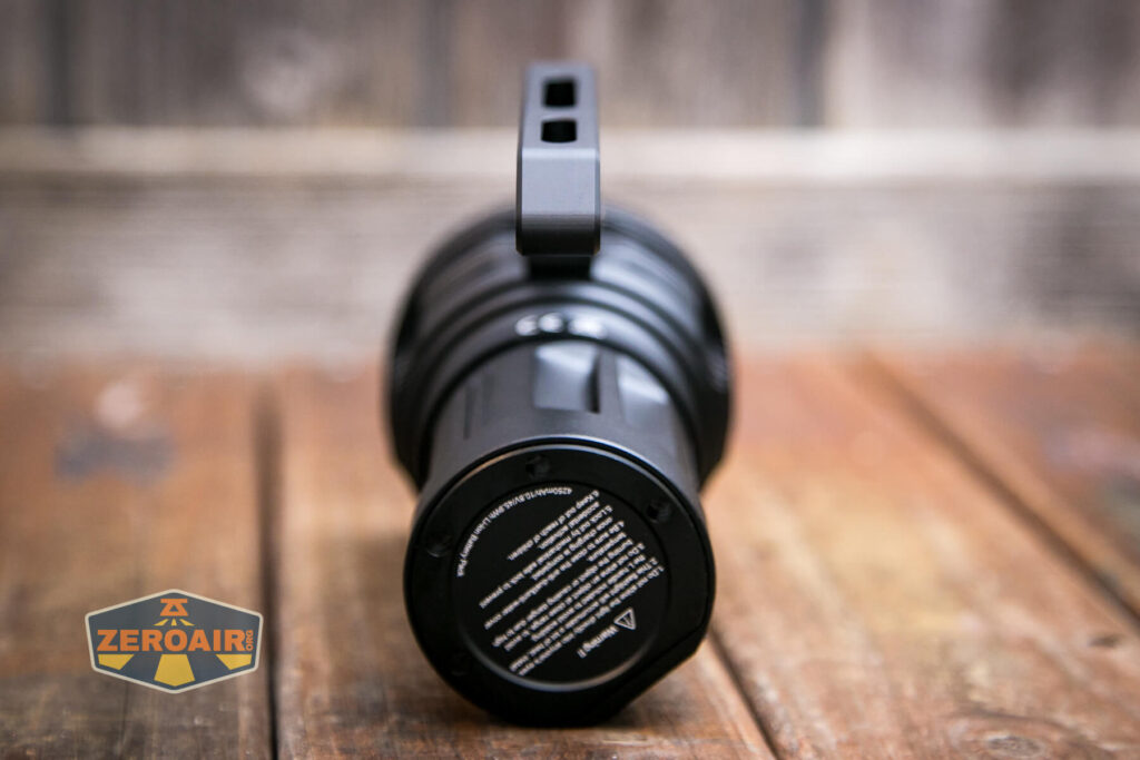 Acebeam X50 CRI flashlight handle detail