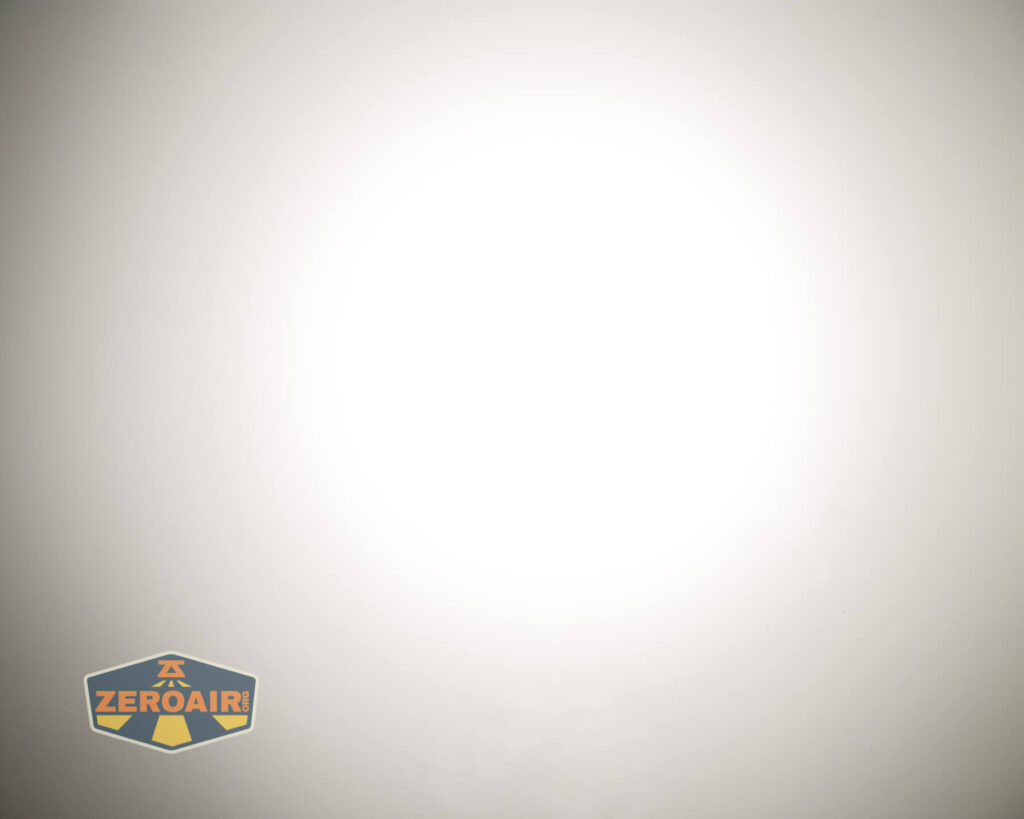 beamshots on ceiling