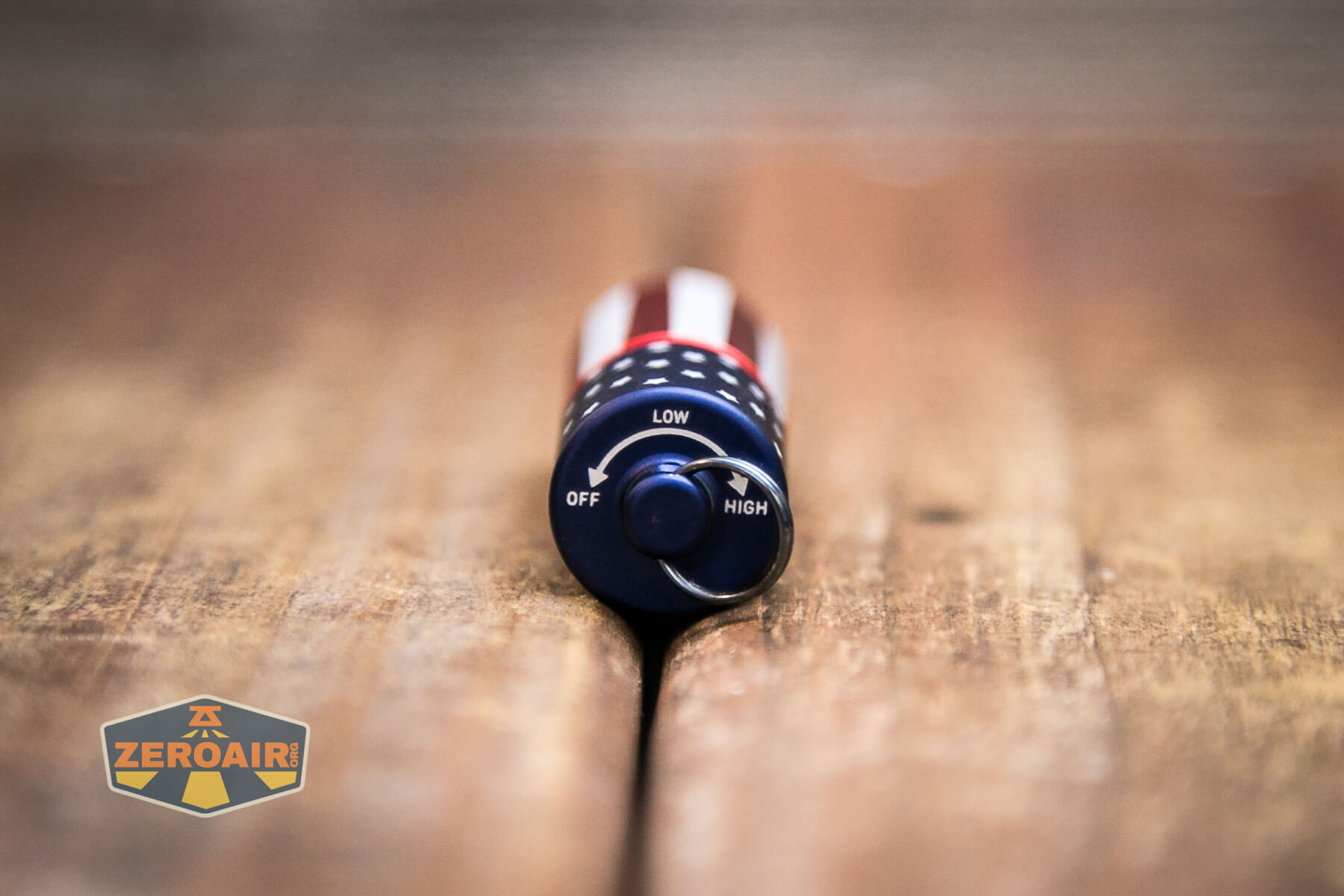 Olight i1R2 Pro Keychain Flashlight tail end