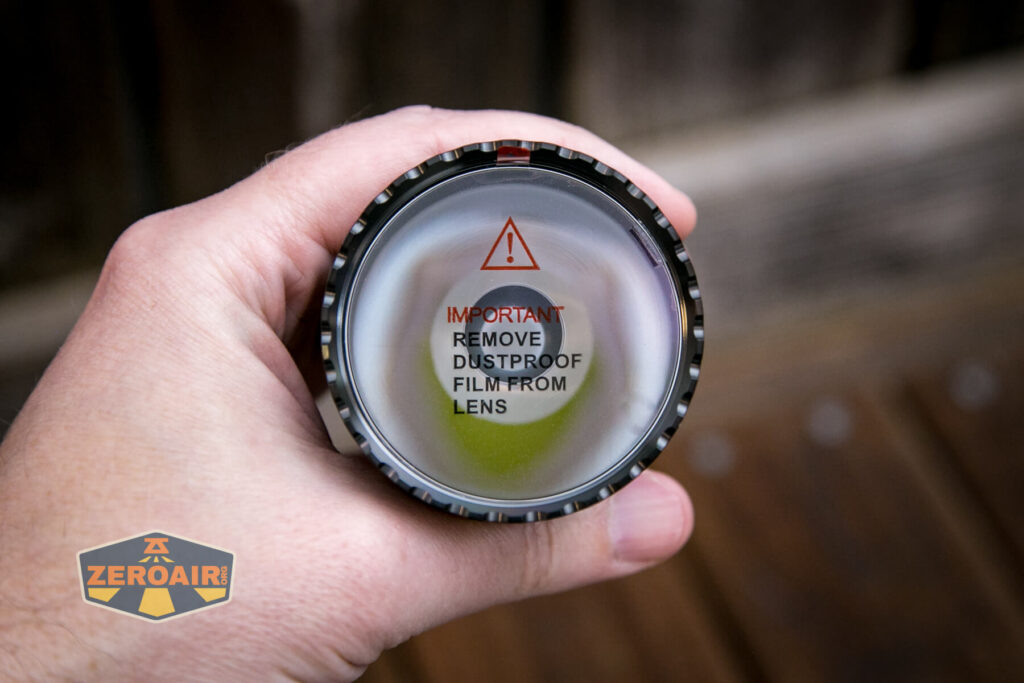 Acebeam L19 V2.0 flashlight lens cover