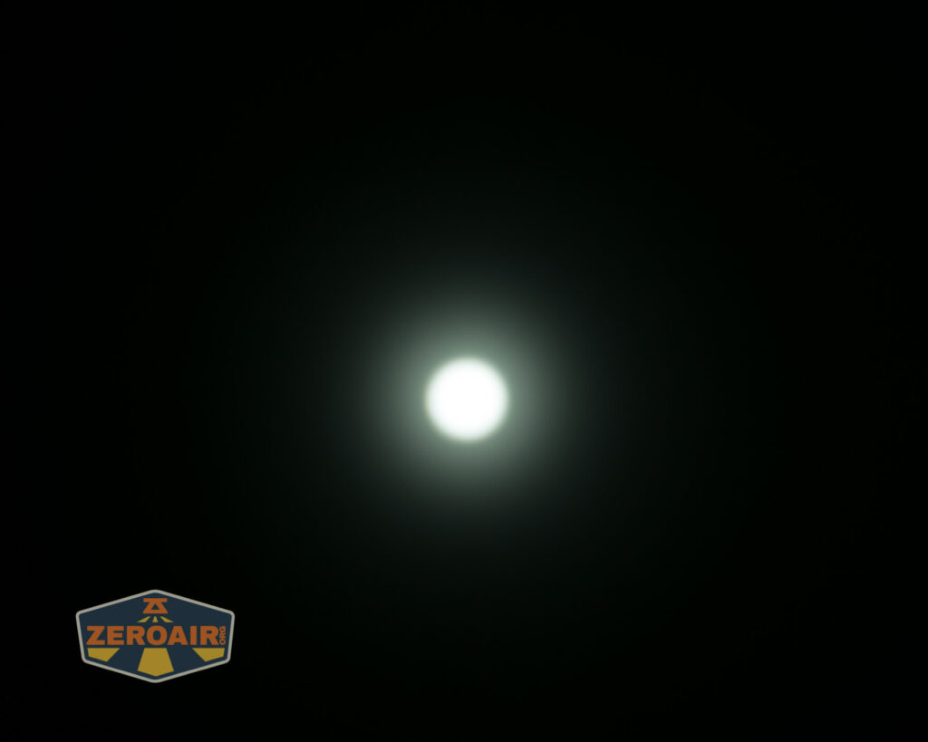 beamshots on ceiling