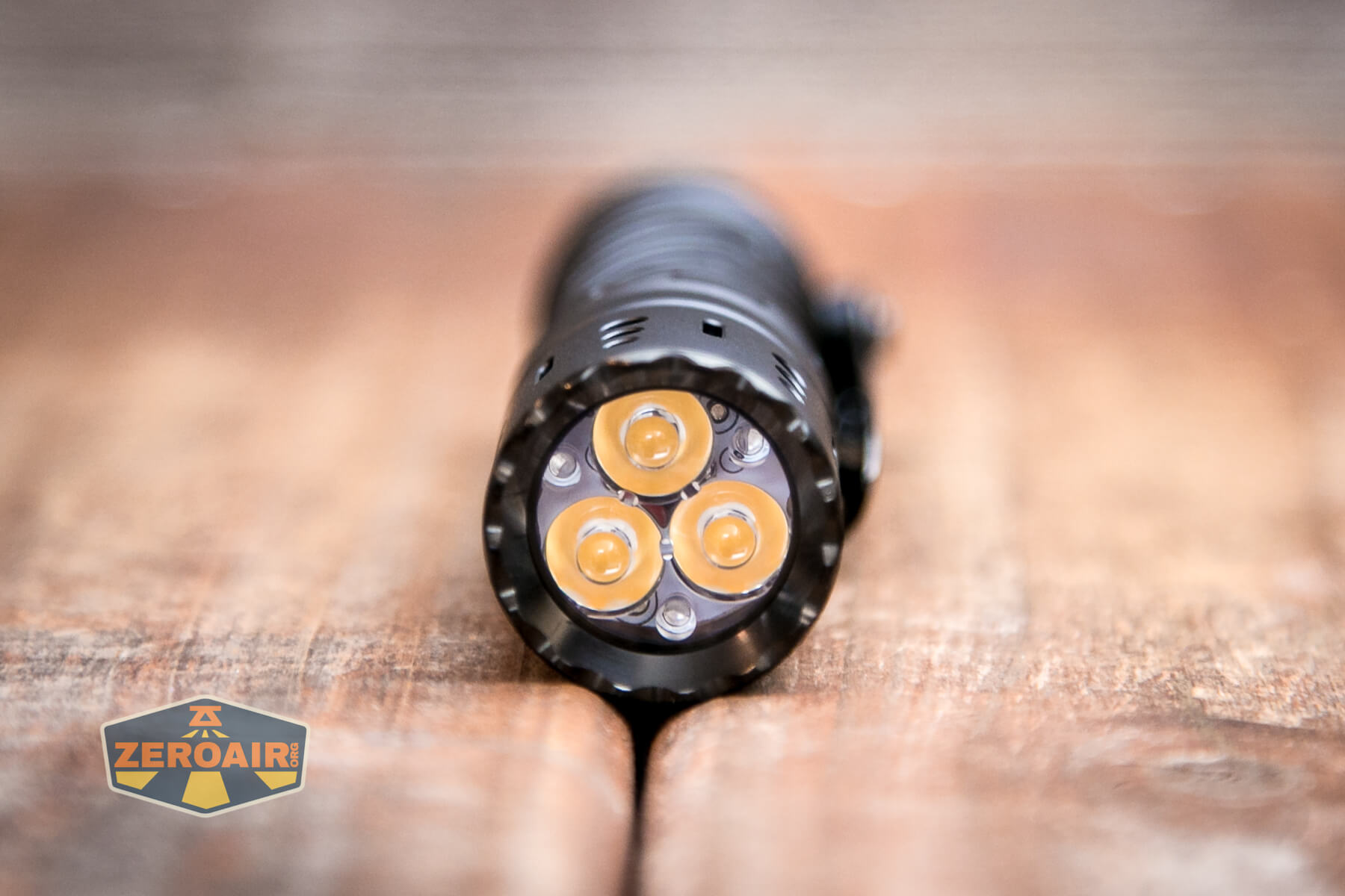 Acebeam E70 Mini flashlight emitters and TIR