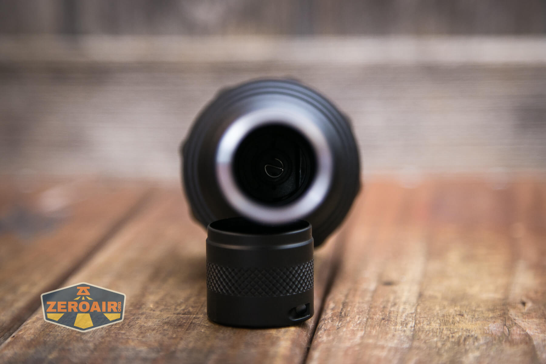Nextorch P82 long-range flashlight head contact