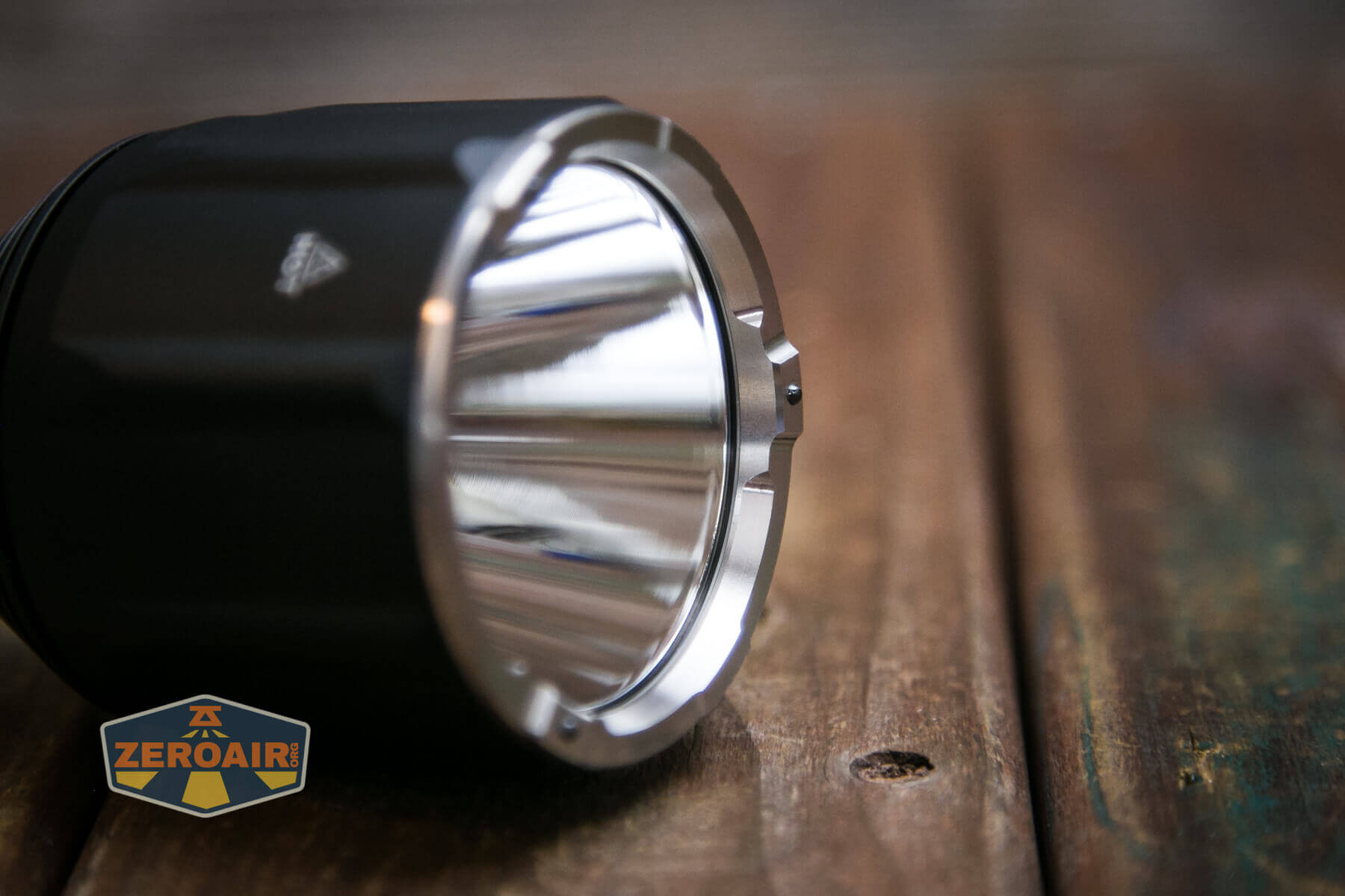 Nextorch P82 long-range flashlight smooth reflector