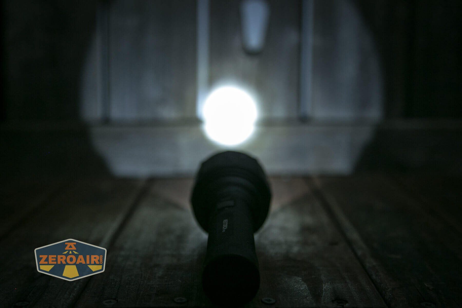 Nextorch P82 long-range flashlight emitter on