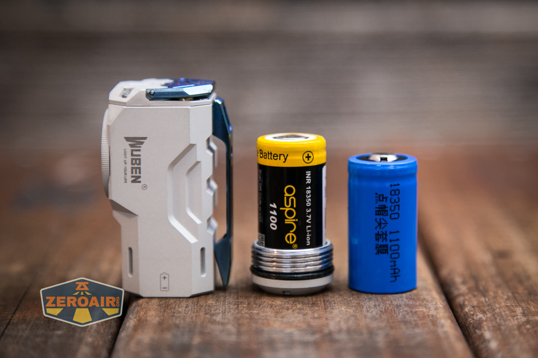 Wuben X-0 Knight flashlight other cell works