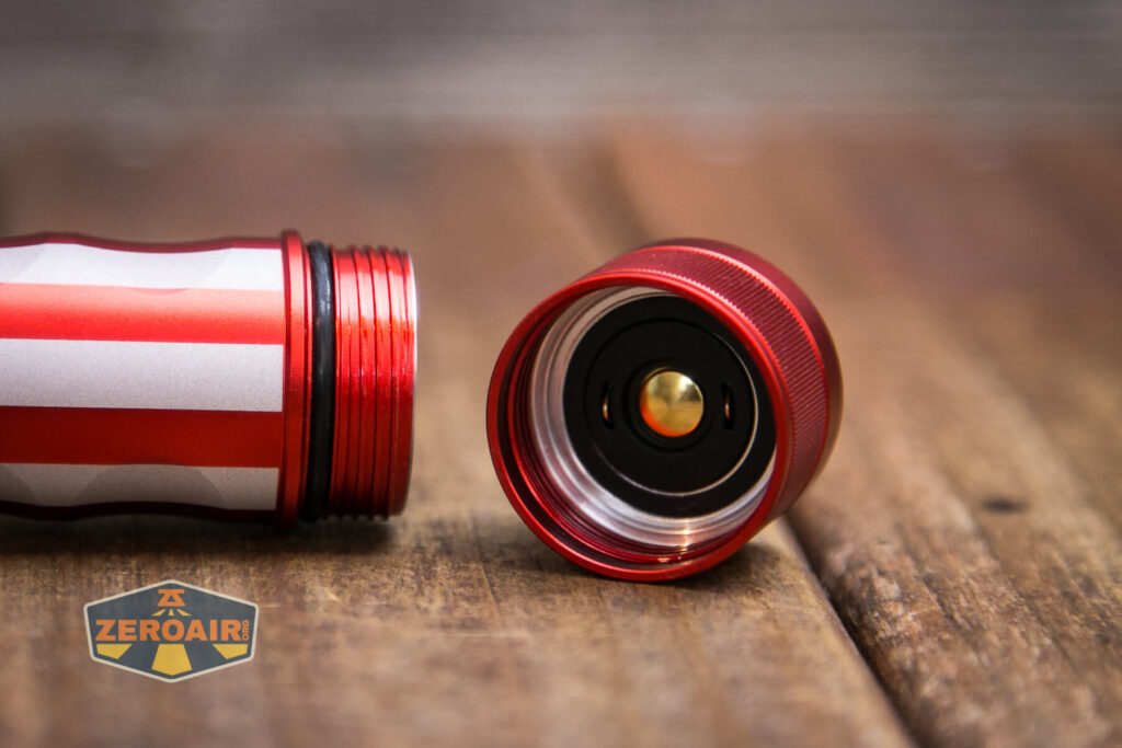 Olight Seeker 3 Pro Flashlight tailcap off