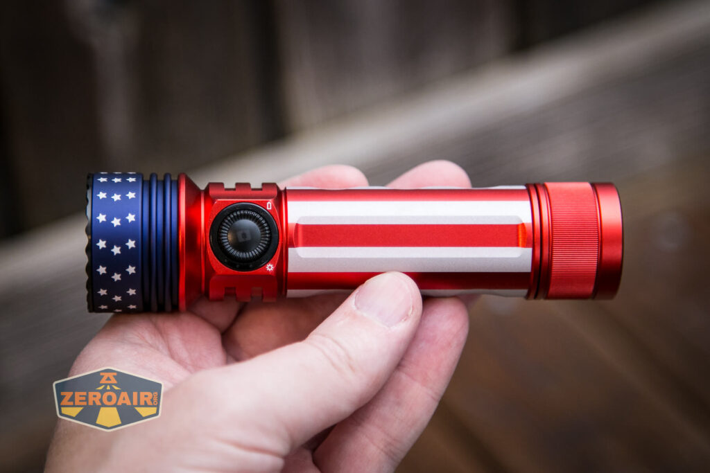 Olight Seeker 3 Pro Flashlight in hand