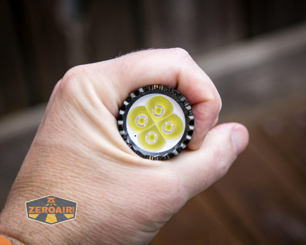 Olight Seeker 3 Pro Flashlight in hand