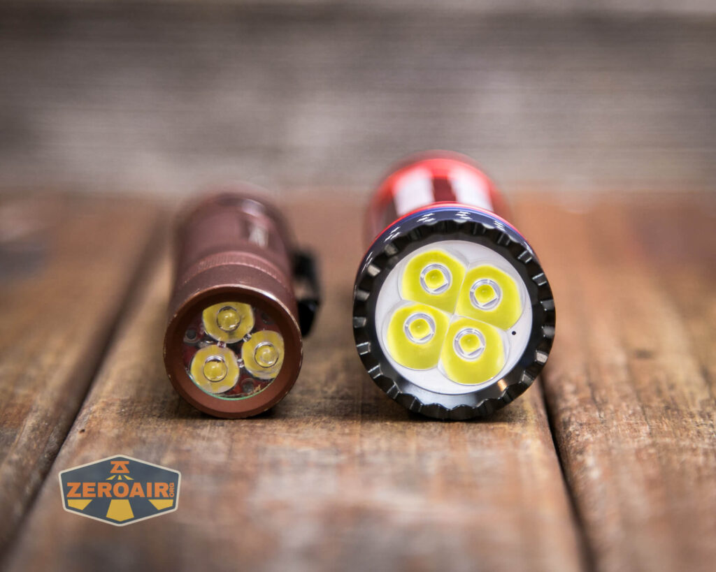 beside the Convoy S2+ flashlight