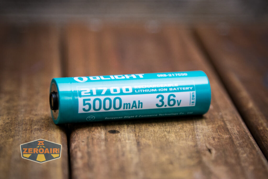 Olight Seeker 3 Pro Flashlight included 21700 cell