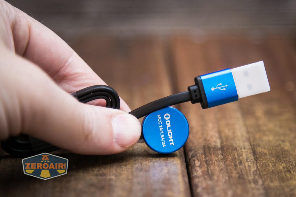 Olight Seeker 3 Pro Flashlight charging cable