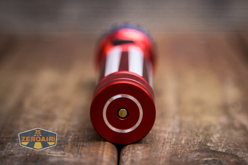 Olight Seeker 3 Pro Flashlight tailcap charge port