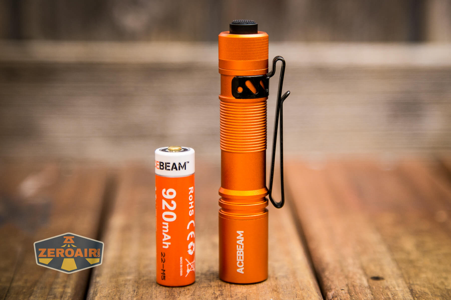 Acebeam Pokelit AA flashlight included 14500 cell