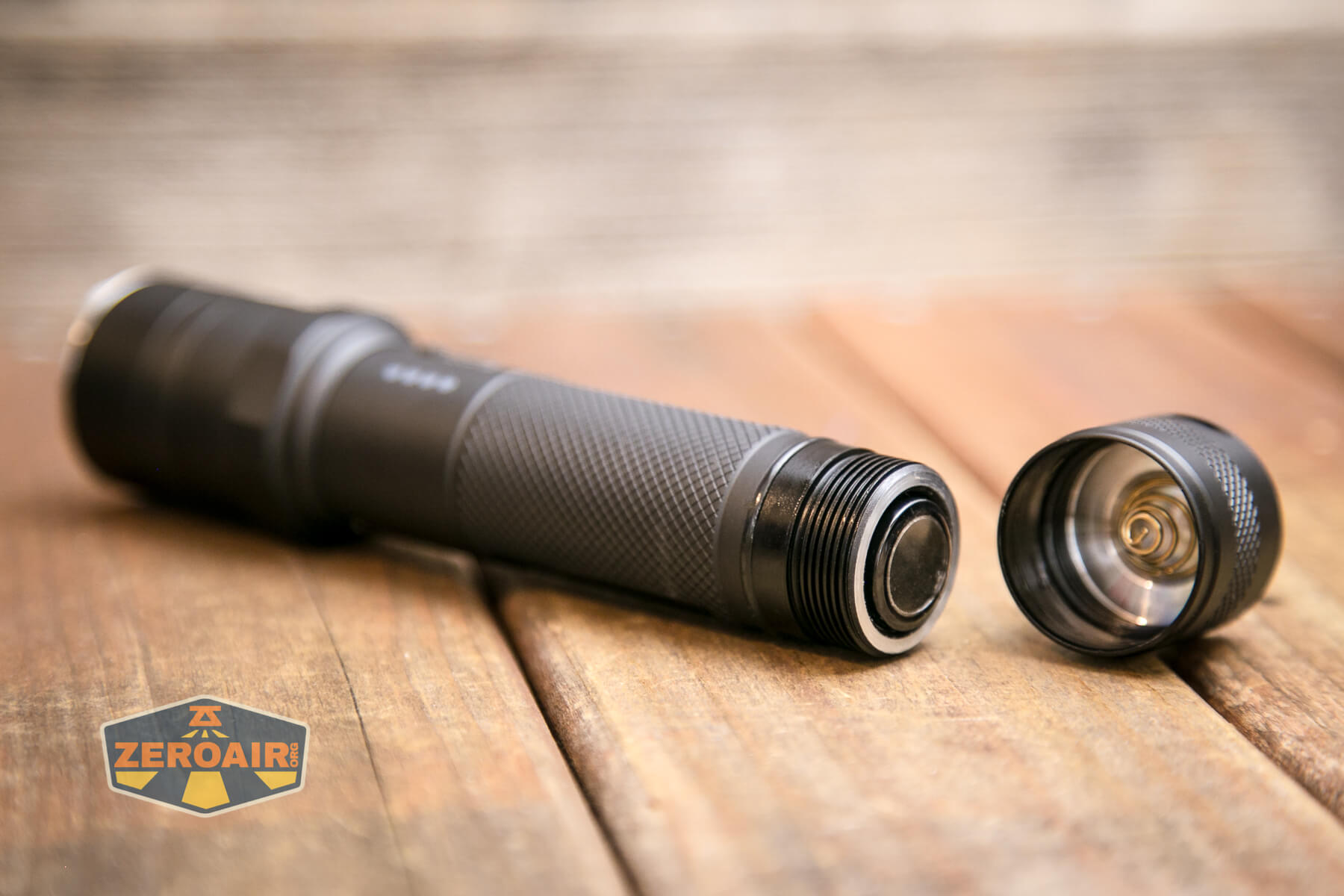 Nextorch P83 flashlight with included 18650 installed