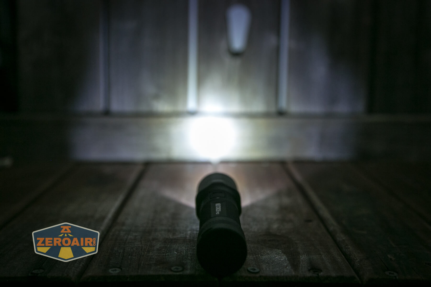 Nextorch P83 flashlight emitter on