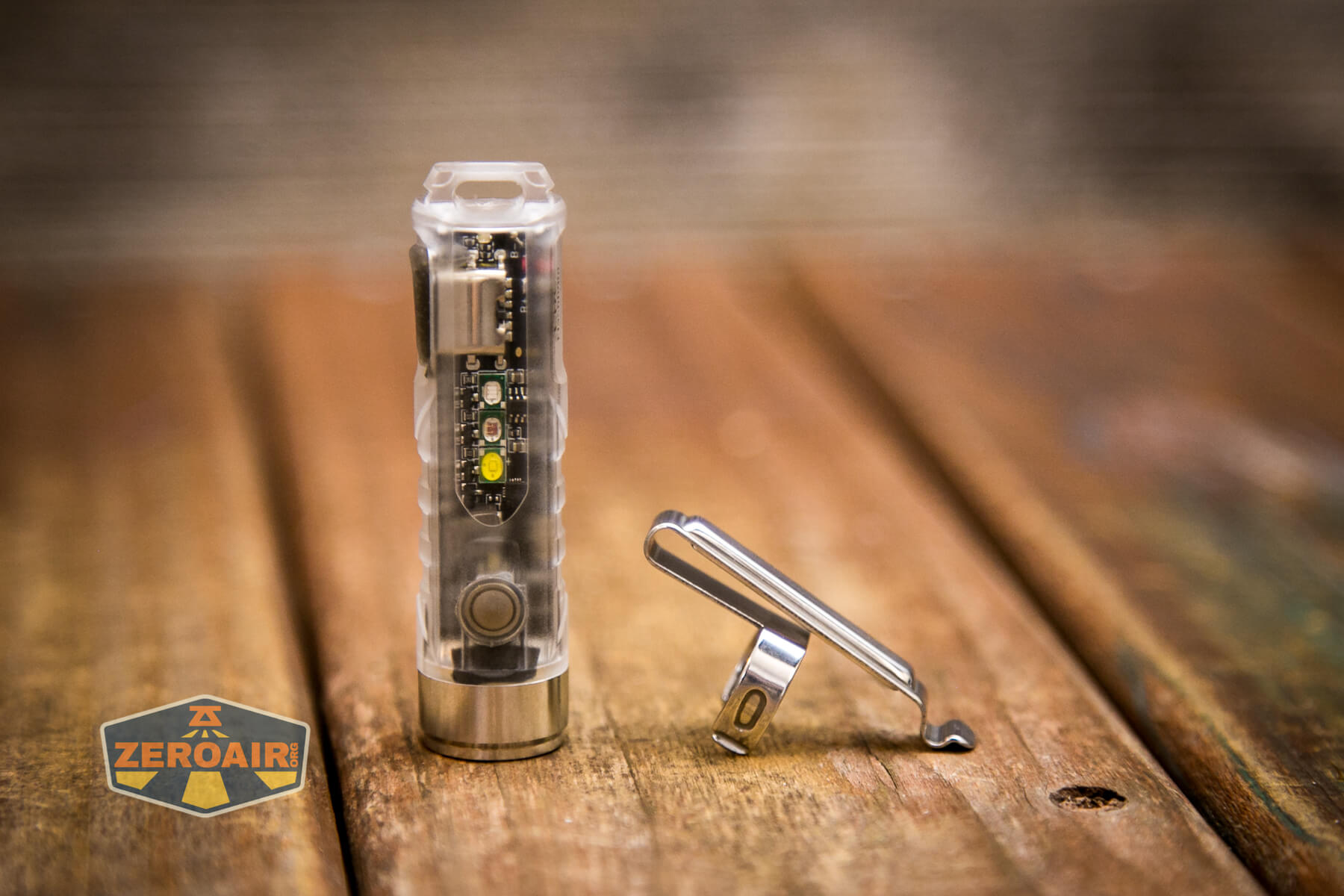 RovyVon Aurora A8 Keychain Flashlight pocket clip