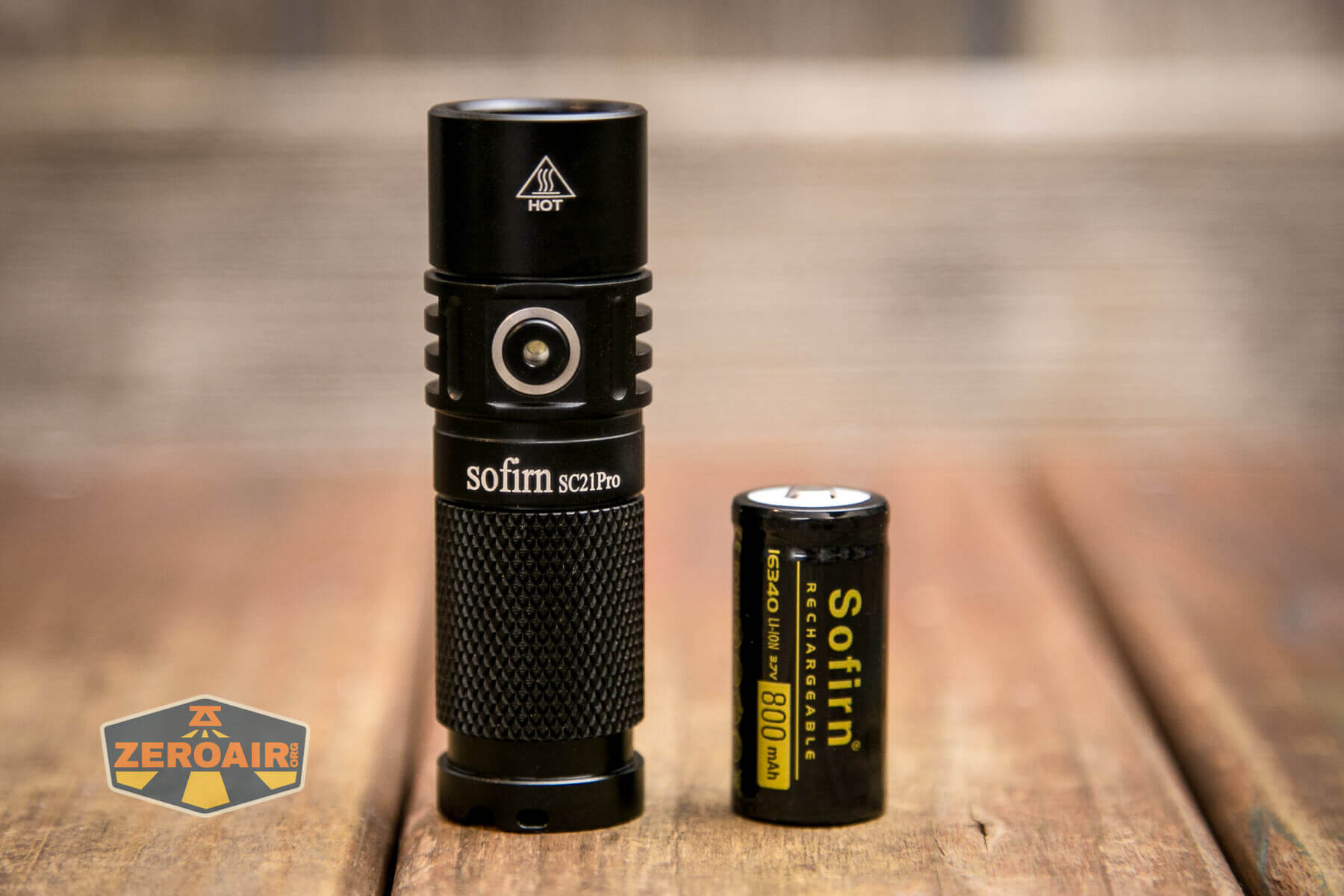 Sofirn SC21 Pro Flashlight with included 16340 cell