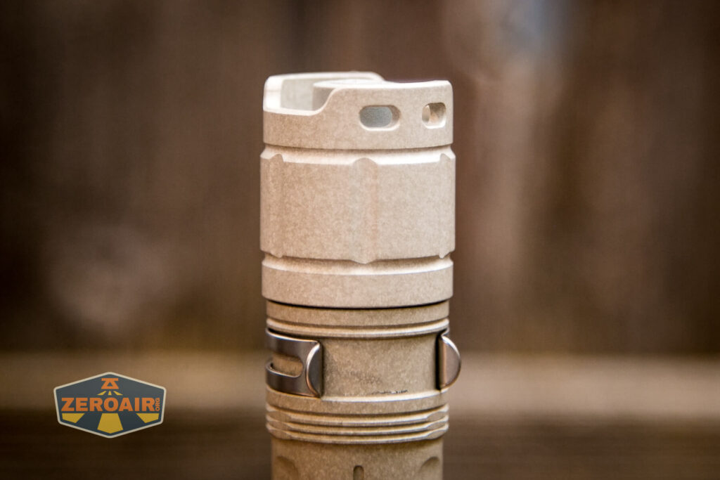 Cyansky P25 V2 flashlight lanyard holes