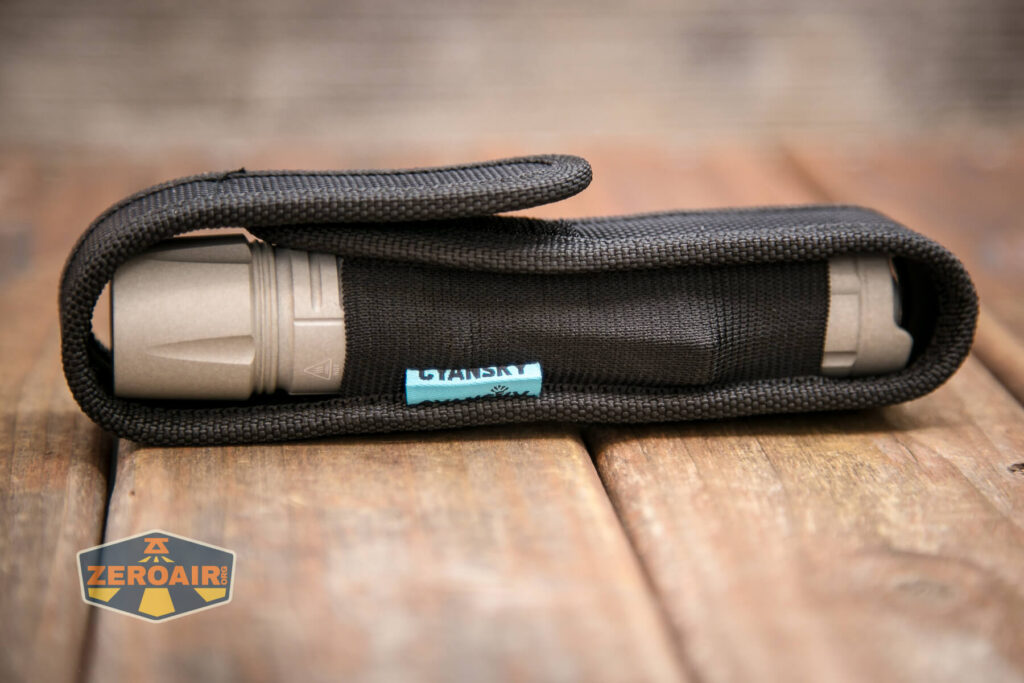 Cyansky P25 V2 flashlight nylon pouch