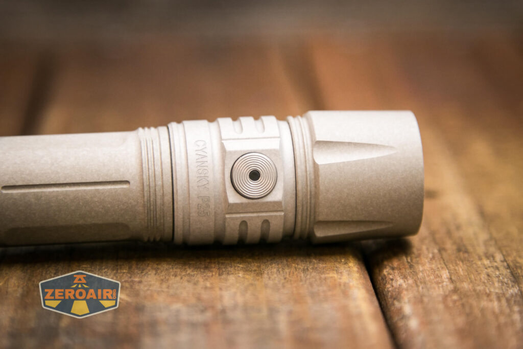 Cyansky P25 V2 flashlight e-switch
