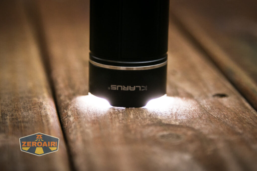 Klarus A2 Pro Zoomable flashlight bezel