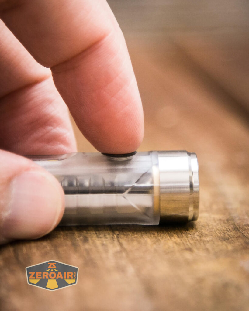 RovyVon A8U Keychain Flashlight e-switch actuation