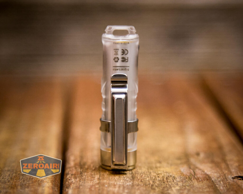 RovyVon A8U Keychain Flashlight pocket clip