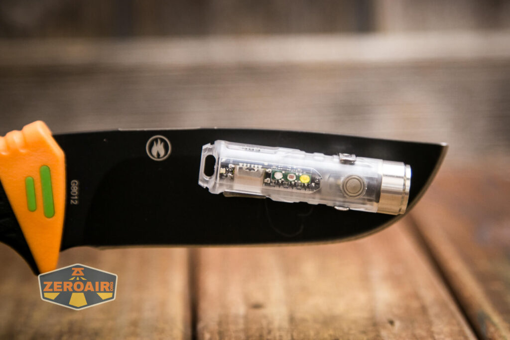 RovyVon Aurora A8 Keychain Flashlight pocket clip magnet