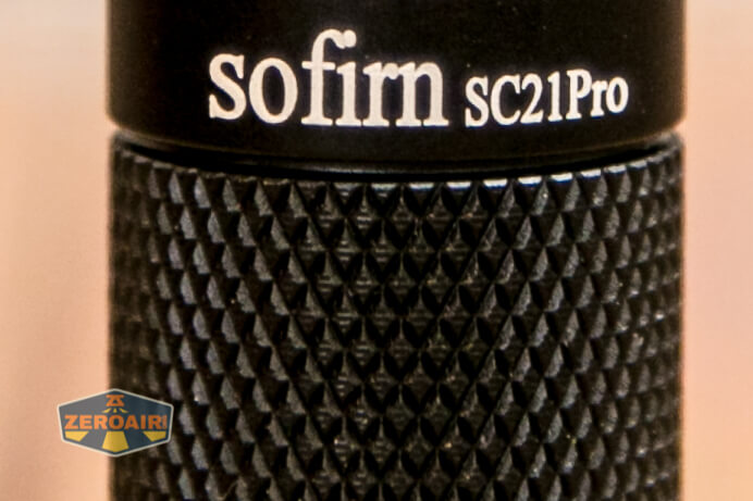Sofirn SC21 Pro flashlight top down views