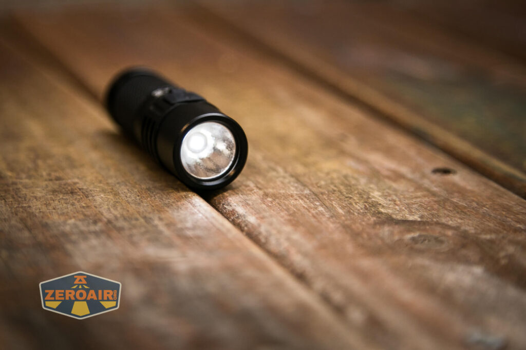 Sofirn SC21 Pro Flashlight emitter on