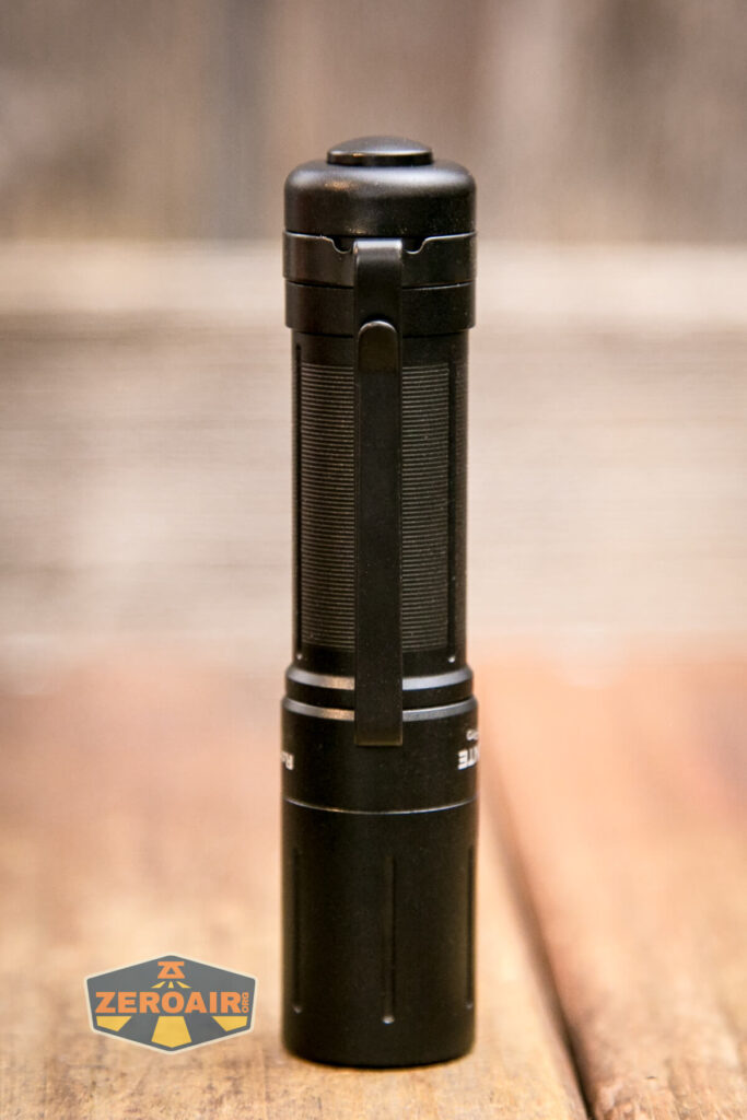 Thrunite Archer Pro flashlight headstanding showing all sides