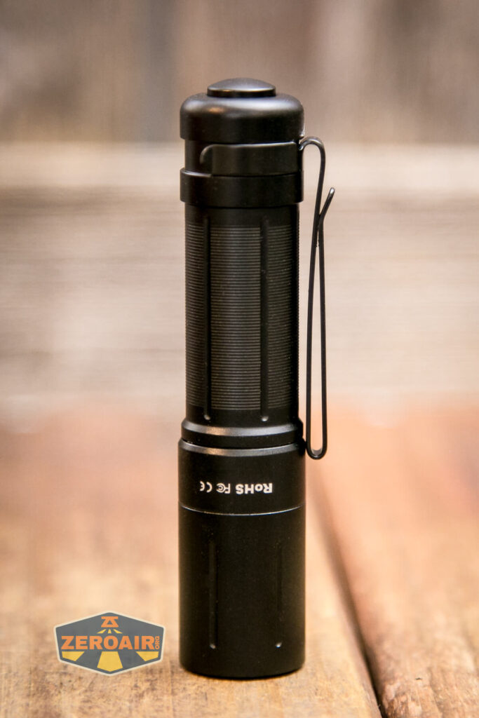 Thrunite Archer Pro flashlight headstanding showing all sides
