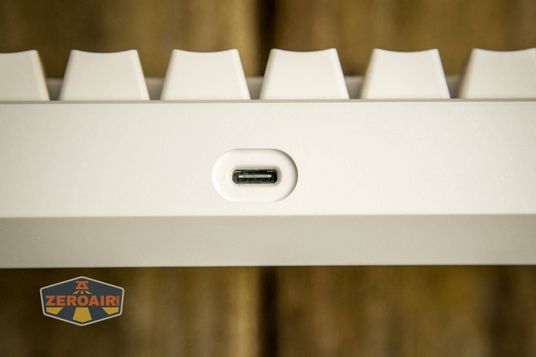 Flashquark Horizon Z mechanical keyboard usb-c port