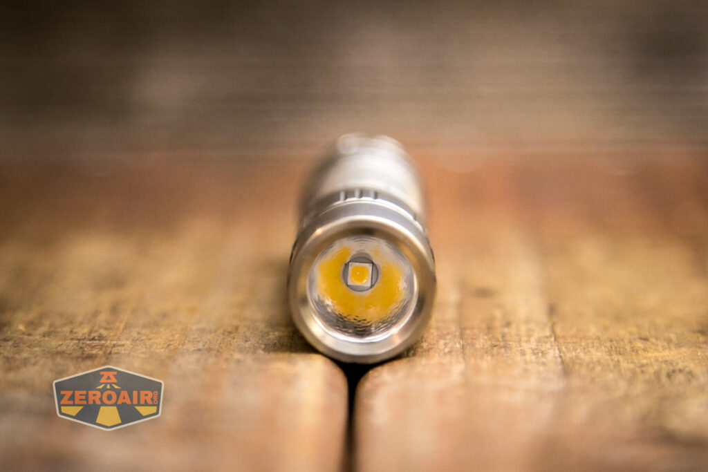 Convoy T3 Titanium flashlight emitter and reflector