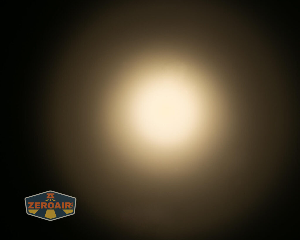 beamshots on ceiling