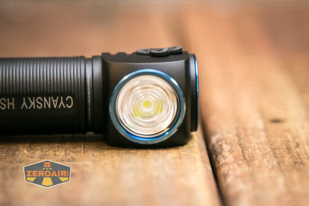 Cyansky HS5R headlamp emitter and TIR