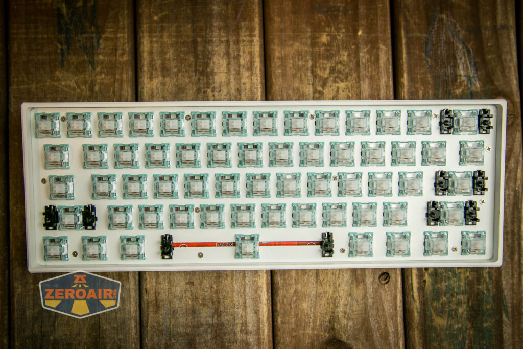 Flashquark Horizon Z mechanical keyboard without keycaps