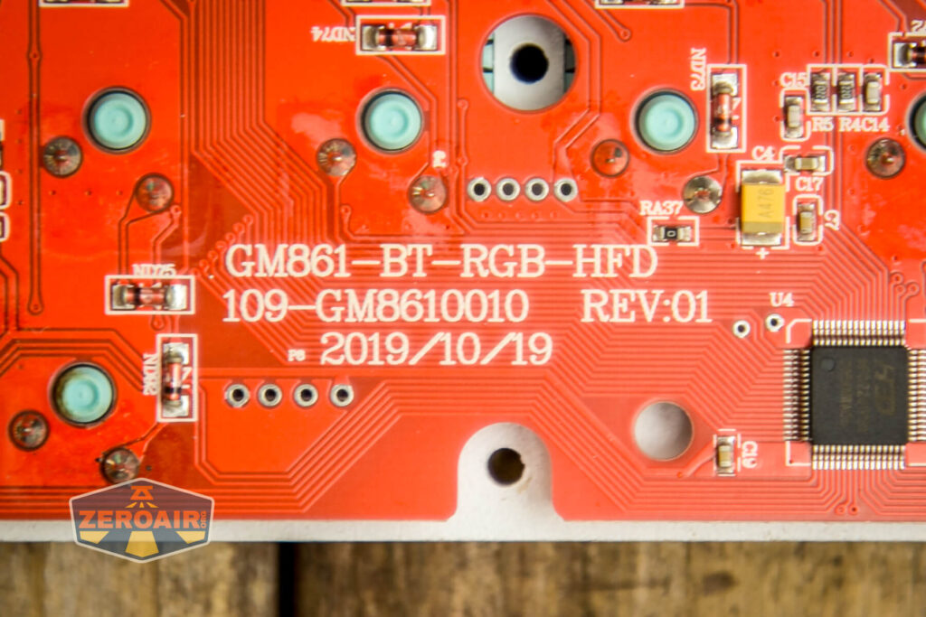 Flashquark Horizon Z mechanical keyboard board specifics