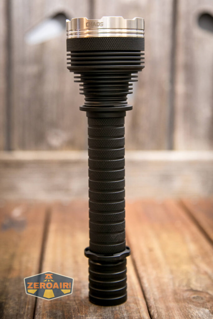 Nightwatch NS59v2 Chaos flashlight showing all sides