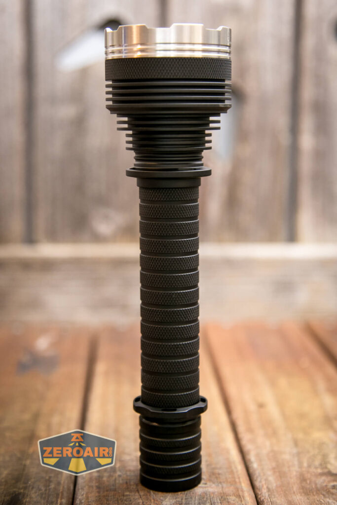 Nightwatch NS59v2 Chaos flashlight showing all sides